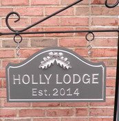 Personalize This Sign - Holly Lodge - SHAPE M