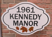 Personalize This Sign - Kennedy Manor - Shape H