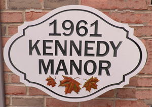 Personalize This Sign - Kennedy Manor - Shape H