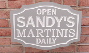 Personalize This PVC Sign Shape - 14(w) x 10(h)