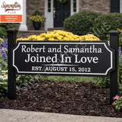 WEDDING and/or ANNIVERSARY SIGN