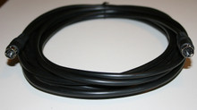 Mini Din 9 pin B type 3 ft Male to Male Black Cable