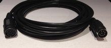 DIN 8 3 ft Male Female Extension Cable (Large DIN)