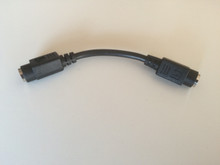 Bose Compatible 9 pin Mini din Female to Female A Type Non B Gender Changer Connector Cable 5 inch Black Color
