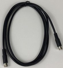 Mini Din 9 pin B type 6 ft Male to Male Black Cable