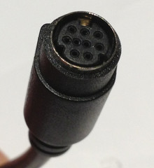 9 pin Mini din Male Female A Type Non B Extension Cord Cable 6 ft Black Color