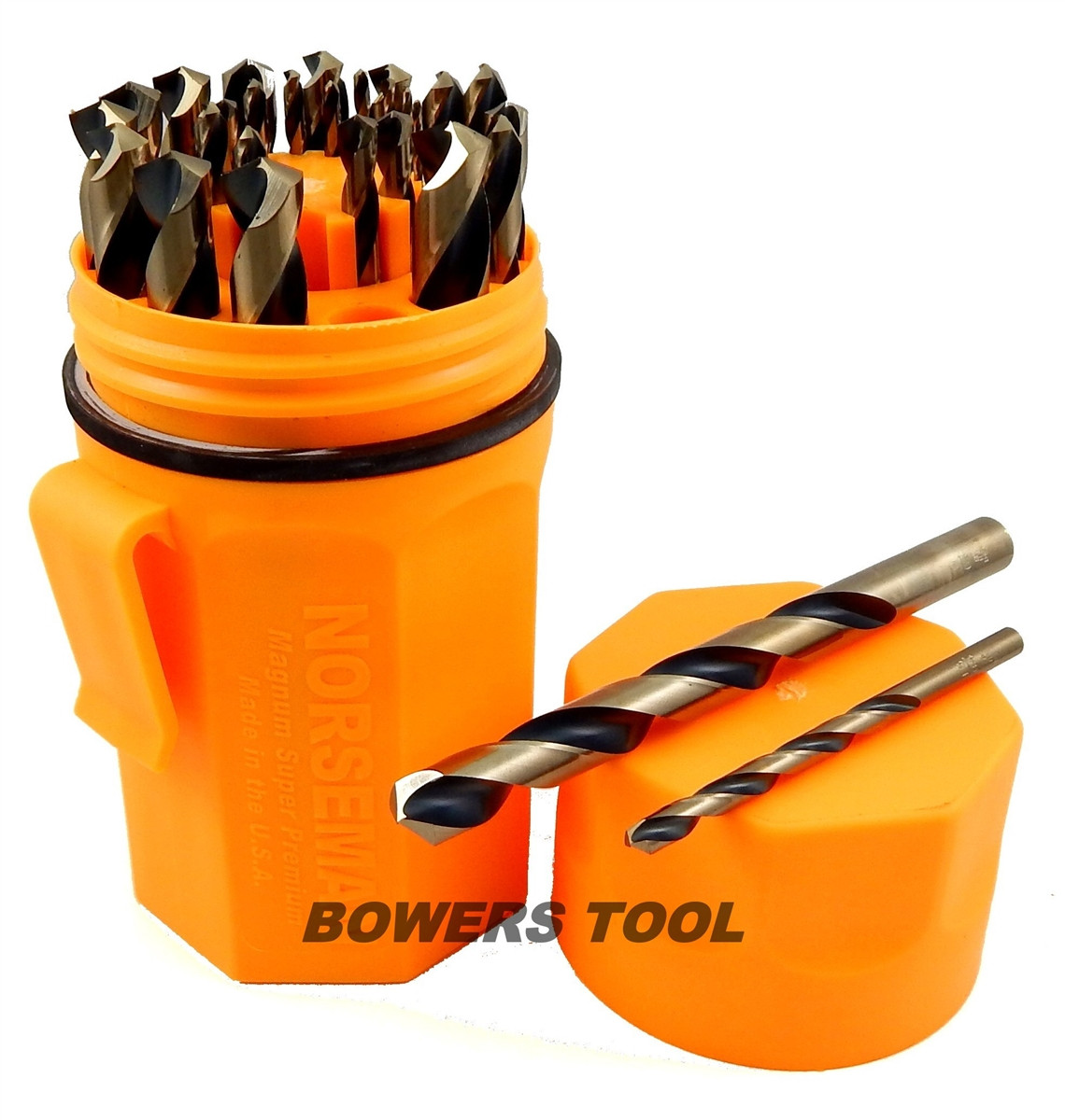 Norseman 29 pc HIMolybdenum M7 Drill Bit Set Orange Case 1/161/2 USA