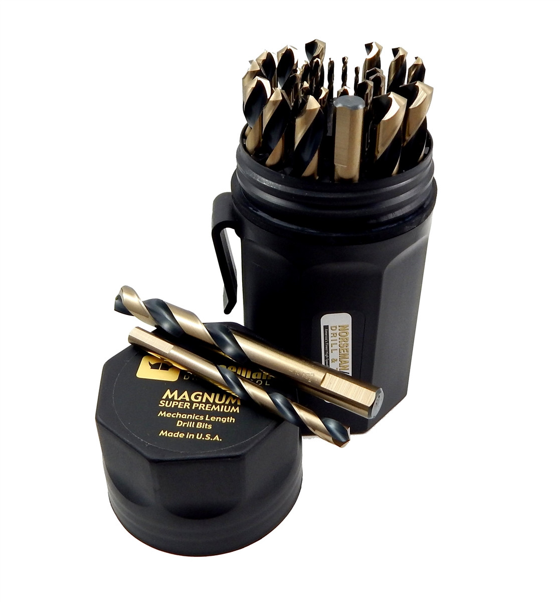 Norseman 29 pc Mechanics Length HIMolybdenum M7 Drill Bit Set 1/161/2