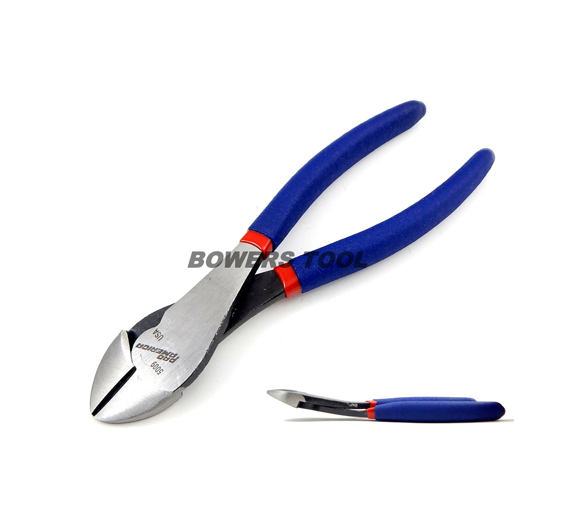 Pro America 7 in. Angled Bent Diagonal Cutters Dikes Wire Cutter Pliers