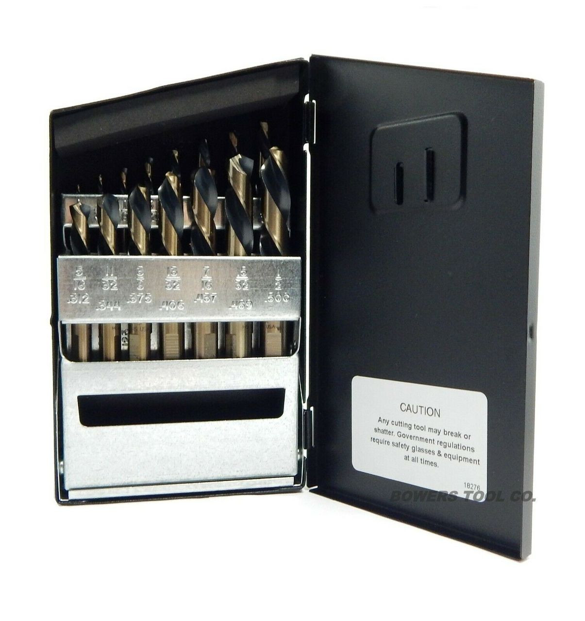 Norseman 15pc Left Hand Drill Bit Set Machine Length 1/161/4 Extractor