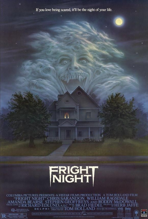 Fright Night Movie Poster - Terror Time Chopping Mall