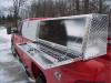 Slant Front Topsider Diamond Plate Aluminum Truck Tool Box is available in a variety of lengths to fit your particular truck