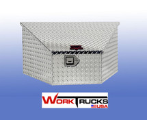 Slant Lid Trailer, Truck, ATV, Waverunner, RV Tongue Toolbox is designed to allow your trailer crank to clear the box