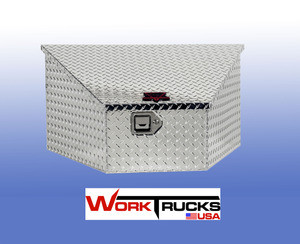 Slant Lid Trailer, Truck, ATV, Waverunner, RV Tongue Toolbox is designed to allow your trailer crank to clear the box