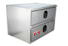 Westin Brute heavy duty under body tool box with drawers is manufactured as a full wrap, one piece construction