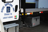 Westin Brute Drop Down Door Toolbox shown mounted with our optional mounting brackets