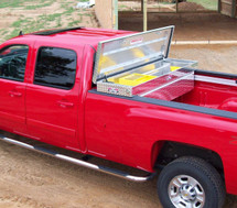 Brute Commercial Class Full Lid Crossover Toolbox is manufactured for rugged contractor use