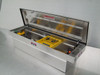 Brute Commercial Class Full Lid Crossover Toolbox features a sliding tool tray & tool holders (tools not included)