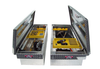 Brute Commercial Class Full Lid Crossover Toolboxes are available in seven sizes to fit most trucks.  Tools shown not included.
