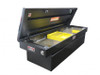 Brute Commercial Class Full Lid Crossover Toolboxes are available in our optional black TEXTURED black powder coat finish