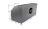 Westin Brute Heavy Duty Rear Angle 14 Inch Drop Down Door Bed Delete Under Body Box - 30" model 2 shown