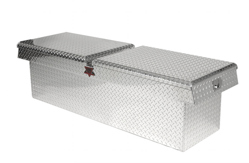 Standard Crossover Gull Wing Diamond Plate Toolbox
