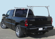 Clipper Aluminum & Stainless Steel Ladder, Lumber, Kayak Truck Rack on fleetside truck