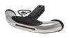 Lighted Hitch Mount Step provides a non-slip surface for sure footing