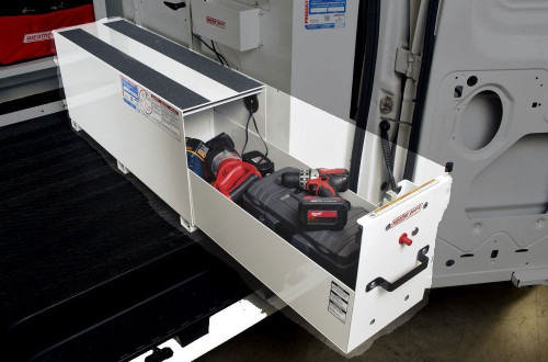 Pack Rat™ Drawer Unit For Power Tool Charging can be mounted in various ways to suit your particular needs