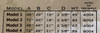 Westin Brute Ford Transit Van Aluminum Folding Shelving size chart and weight rating.  All loads MUST BE EVENLY DISTRIBUTED on the shelves.