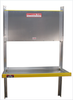 Single Westin Brute Aluminum Folding Shelving for Cube Vans, Box Vans and Cargo Trailers unit with top shelf closed