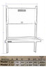 Westin Brute Aluminum Folding Shelving Cube/Box Vans and Cargo Trailers comes in 48" or 72" widths.