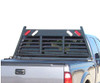 Heavy Duty Lighted Headache Toolbox Rack protects the back window of your pickup truck