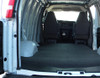 Ford Econoline E-Series BEDRUG VanRug Cargo Van Mat is molded to fit the contours of the 1992-2014 Ford Econolpne E-Series Vans