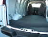 Ford Econoline E-Series BEDRUG VanRug Cargo Van Mat installs under door step and rear plastic shroud