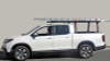 Honda Ridgeline Over The Cab Ladder Rack - 2017 to Current Model Year not only holds ladders, plywood, etc. for work, but it but can also be used to haul a canoe or kayak for weekend warriors. Ladders not included.