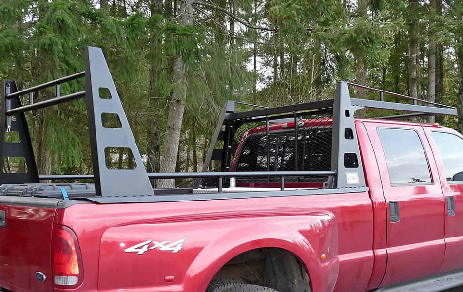 Forklift Accessible Wildcatter Super Heavy Duty Truck Ladder Rack 2 200 Lbs Load Capacity Worktrucksusa