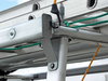 Galleon Aluminum Overhead Stake Pocket Truck Ladder Rack has multiple tie-downs for all types of cargo on top