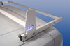 Aluminum 3-Bar Van Utility Ladder Rack With Roller System is fabricated from 1 1/4" schedule 40 aluminum pipe for strength and durability. Shown mounted on a Transit.