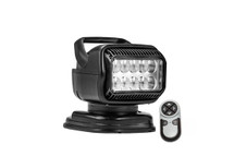 GoLight® RadioRay Series Portable Magnetic Mount Remote Control 40W LED Black Spot Beam Searchlight 