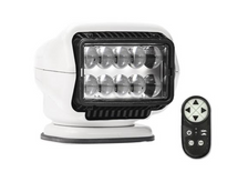 GoLight® Stryker™ ST Series Portable Magnetic Base Remote Control 40W LED Searchlight can be moved from vehicle to vehicle.