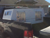Our vents and doors installed on a home fabricated dog box.