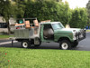 Customer's custom designed hunting rig using our tall aluminum dog box doors.