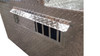 Diamond Plate Aluminum Dog Box Rain Gutter shown mounted above a dog box air vent (dog box not included)