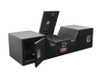 Westin Brute Fifth Wheel Tailgate Box in black texture powder coat