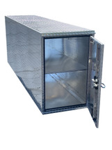 Brute Commercial Class Heavy Duty Flatbed Crossbox Toolbox is also available in optional black texture powder coating.