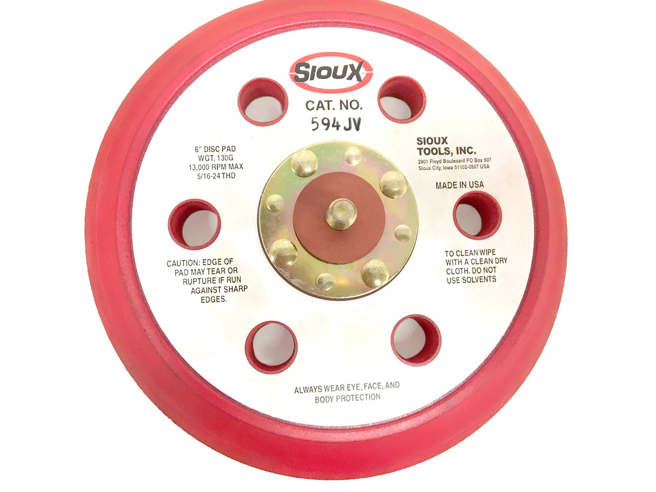 Superior Pads and Abrasives RSP26 5 Dia 8 Hole Sander 