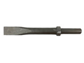 Pneumatic Chipping Hammer Bit 9" Flat Chisel Round Shank Oval Collar