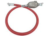 Pneumatic Whip Hose 5' Length 3/4" Hose with In-Line Oiler & CP Fittings