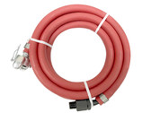 Pneumatic Whip Hose 6' Length 1/2" Hose with Swivel & CP Fitting L-5